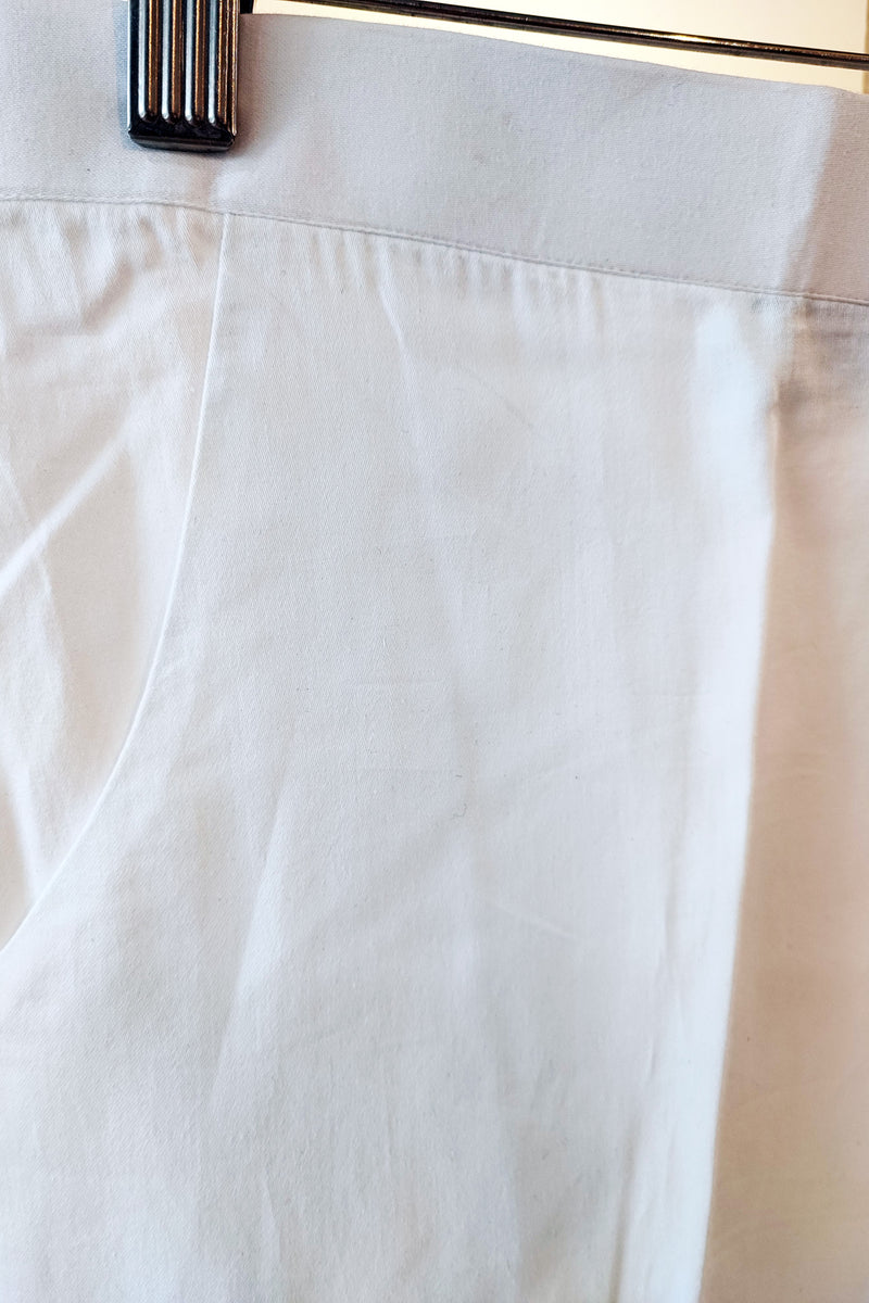 White Cotton Pants