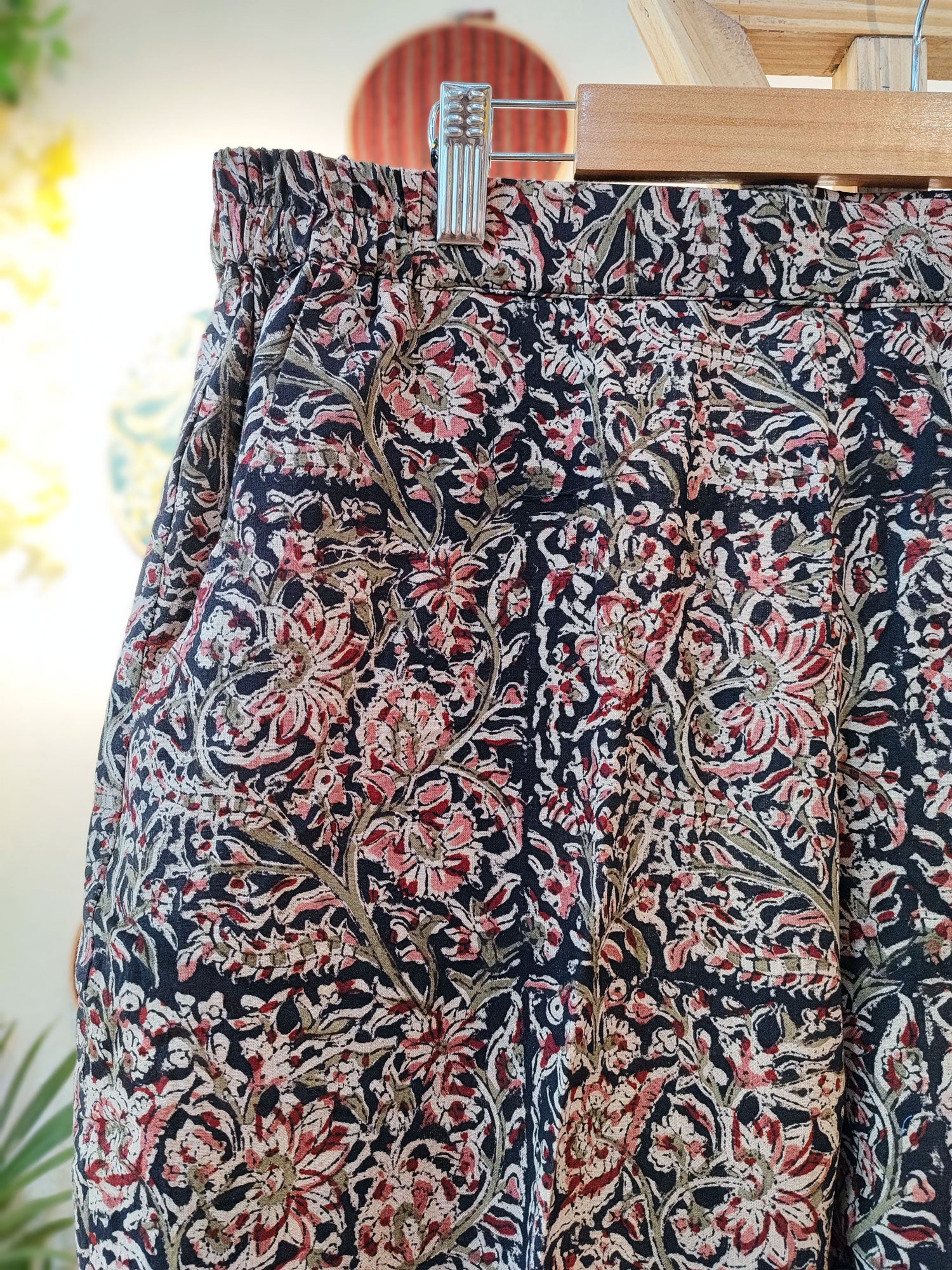 Kalamkari Cotton Puff Midi - KKMD39 main image 0