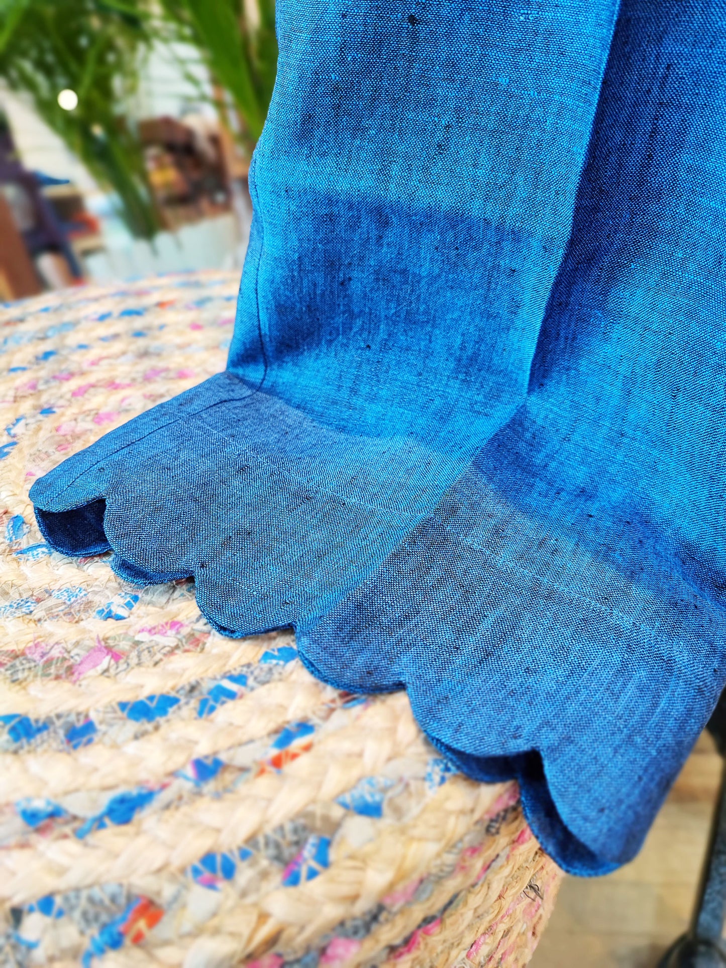 Indigo Blue Linen Cord Set