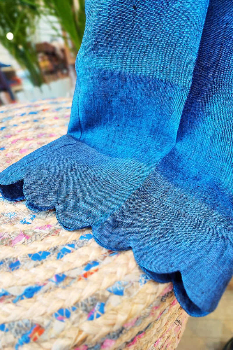 Indigo Blue Linen Cord Set