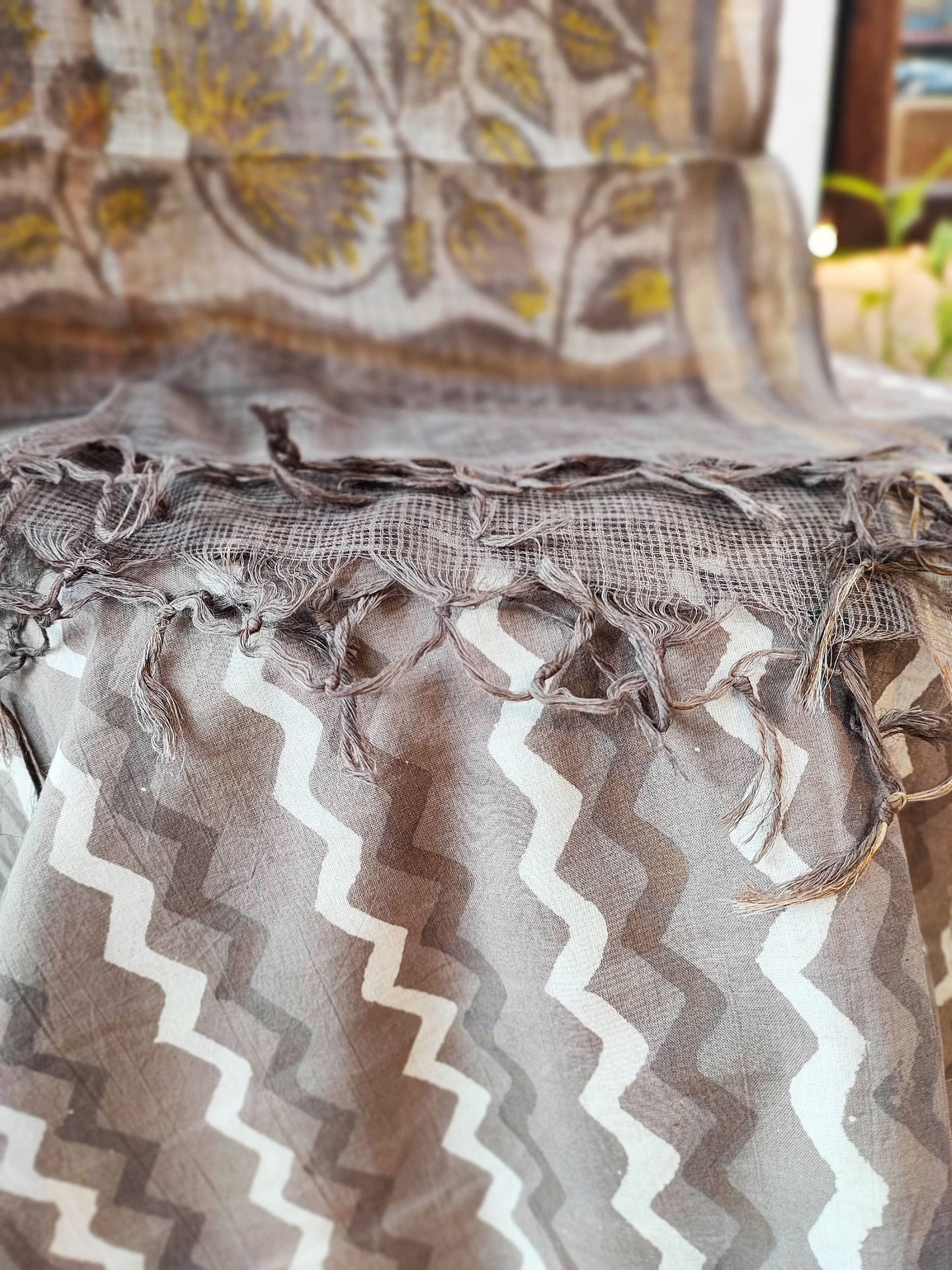 Vanaspati Print Pure Cotton Suit With Kota Dupatta