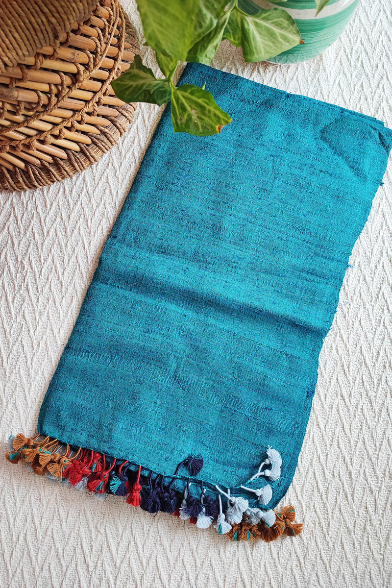 Firozi Pure Wool Woven Handloom Stole