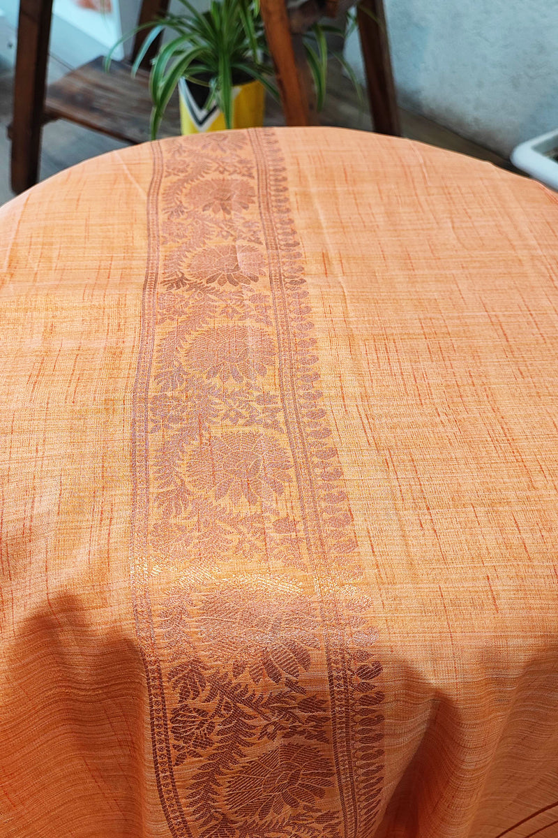 Jamawar All-Over Weaving Soft Silk Saree