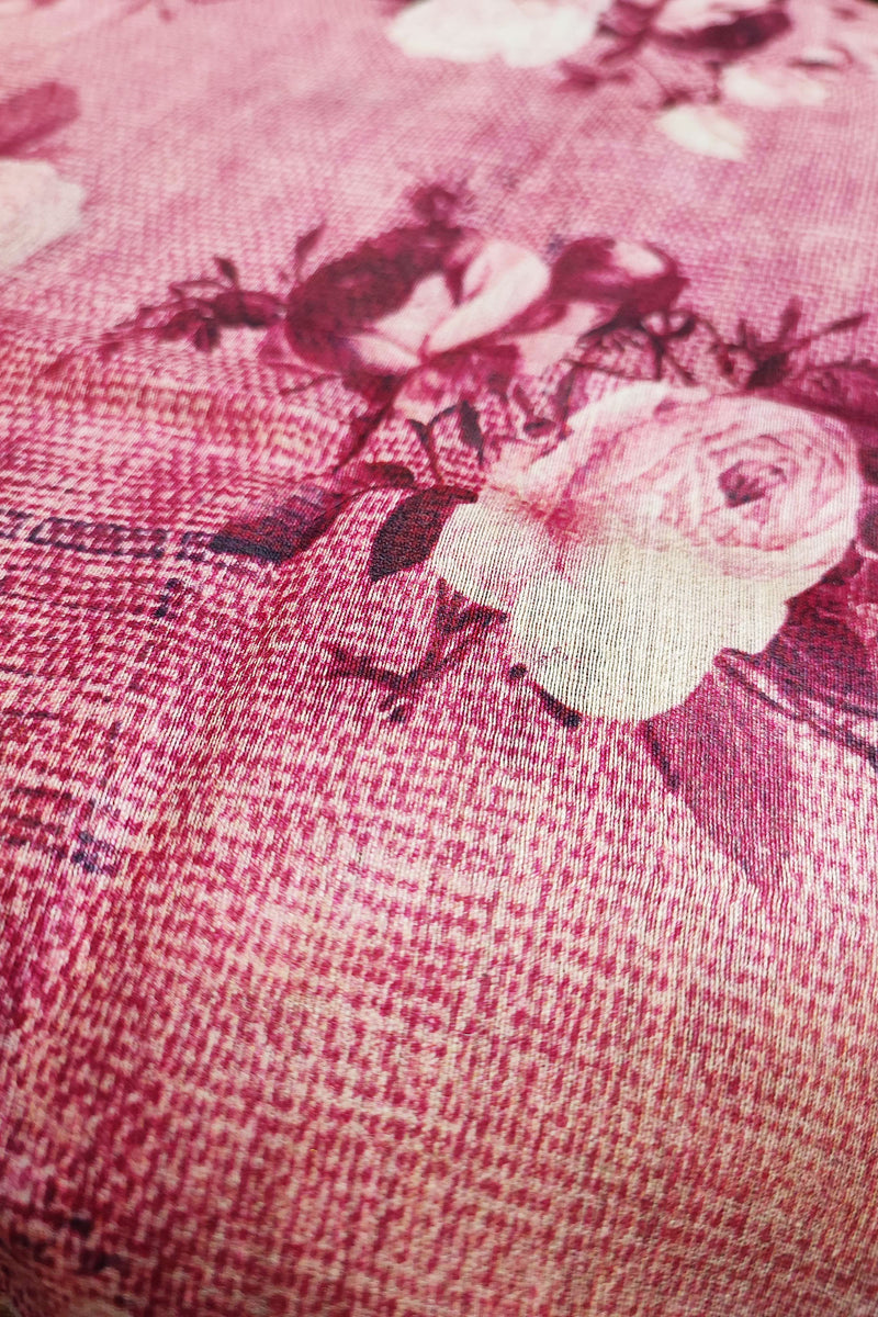 Designer Digital Print Moonga Silk Saree