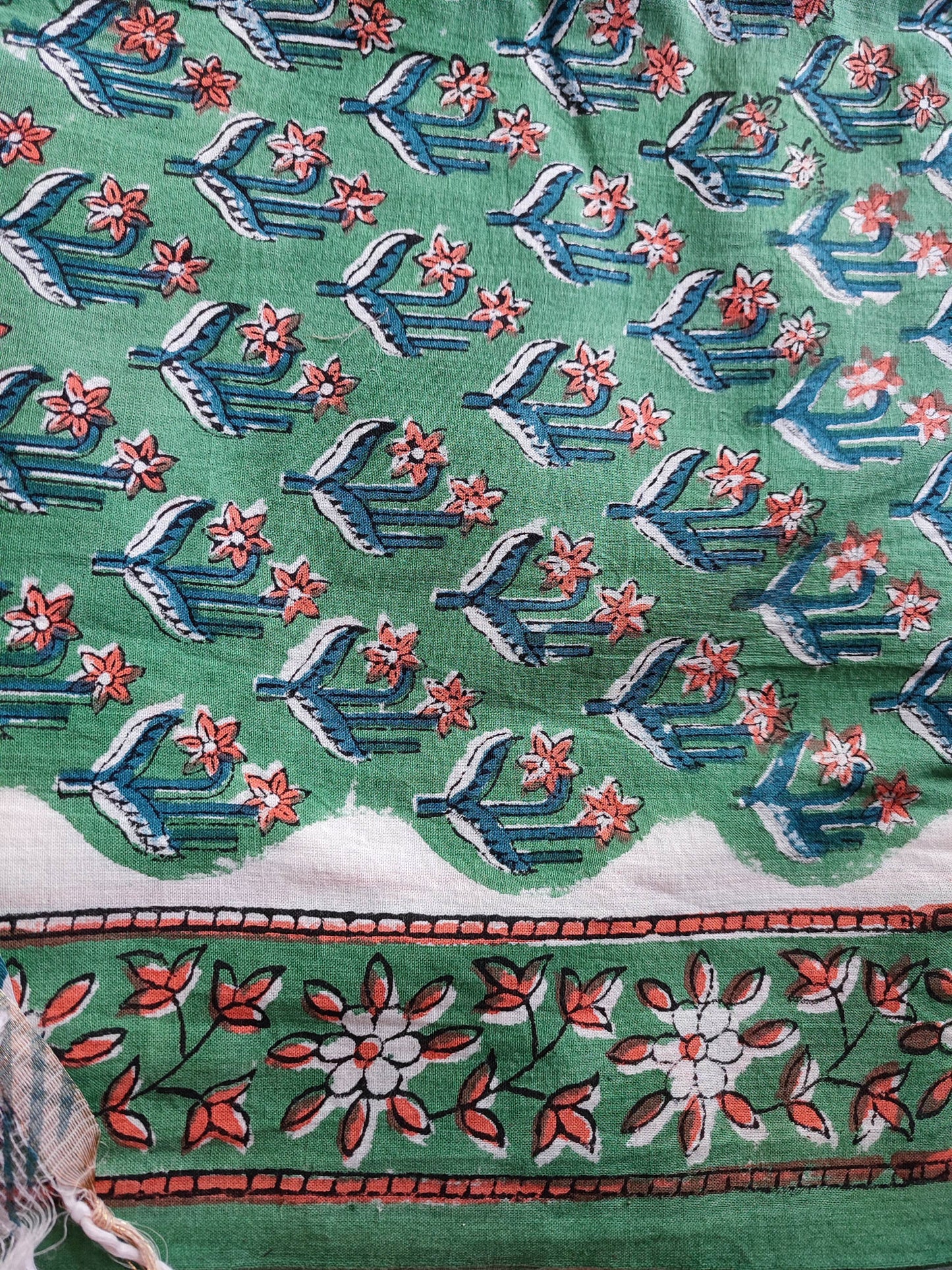 Handblock Print Pure Cotton Suit