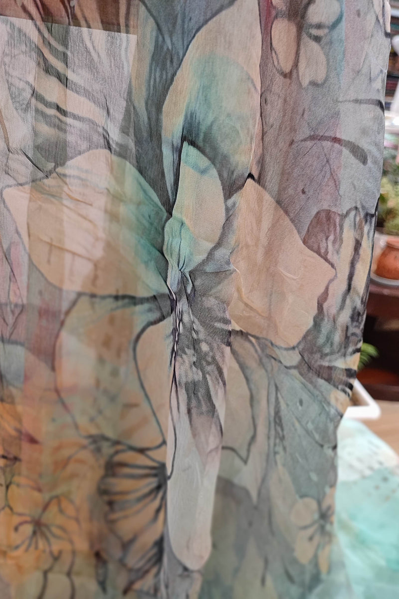 Cotton Suit with Premium Cotton Bottom and Pure Chiffon Dupatta