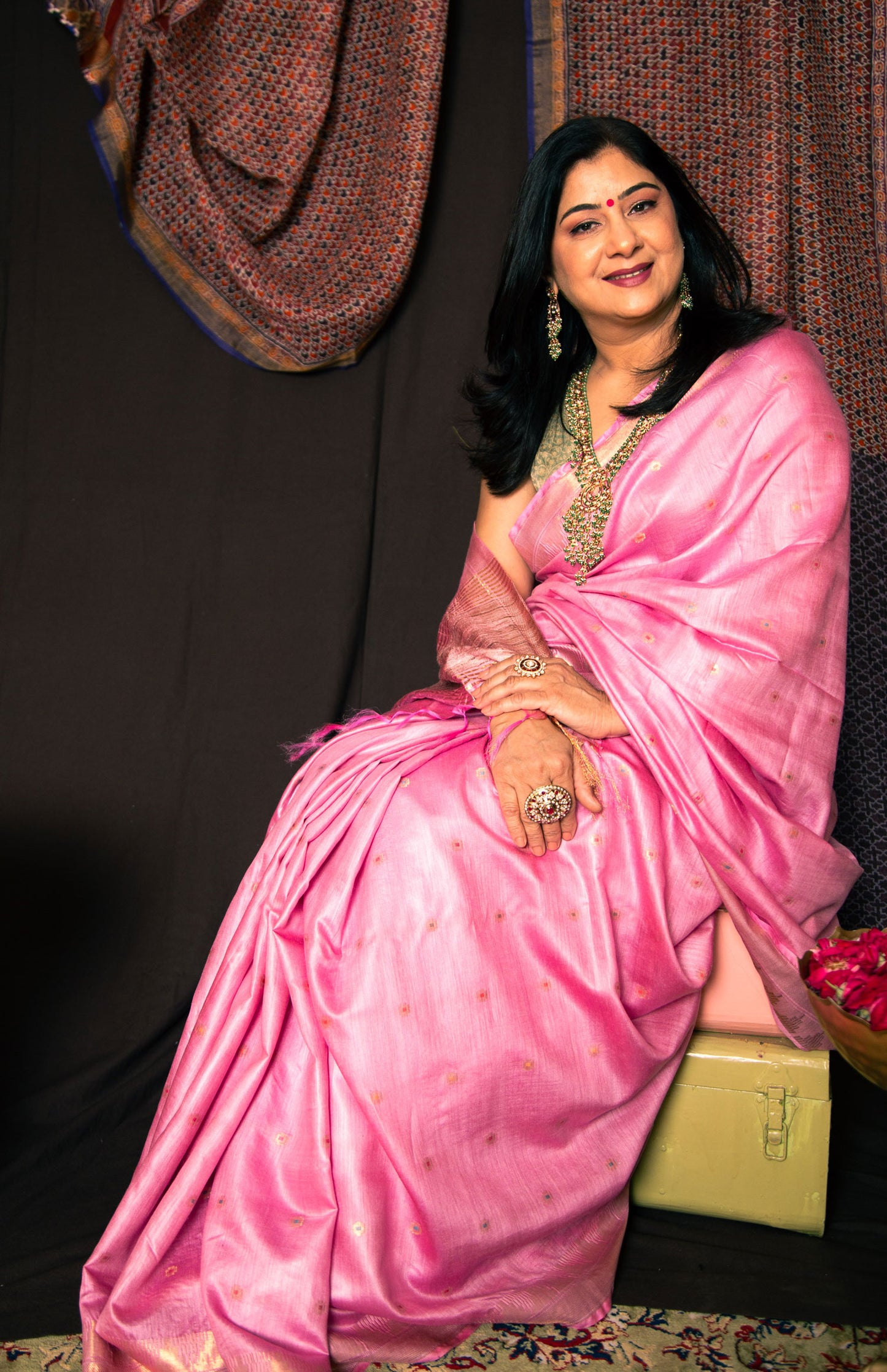 Traditional Festive Wear Handloom Silk Saree