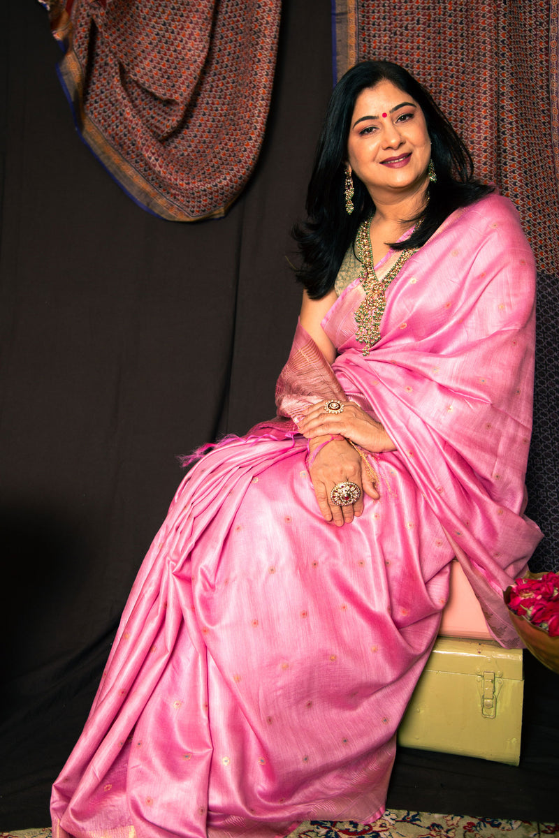 Traditional Festive Wear Handloom Silk Saree