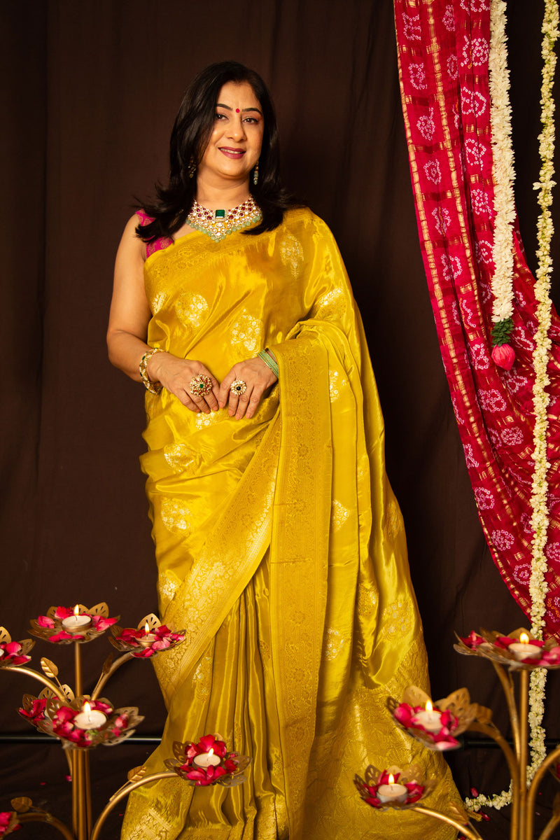 Traditional Festive Wear Banarasi Silk Saree