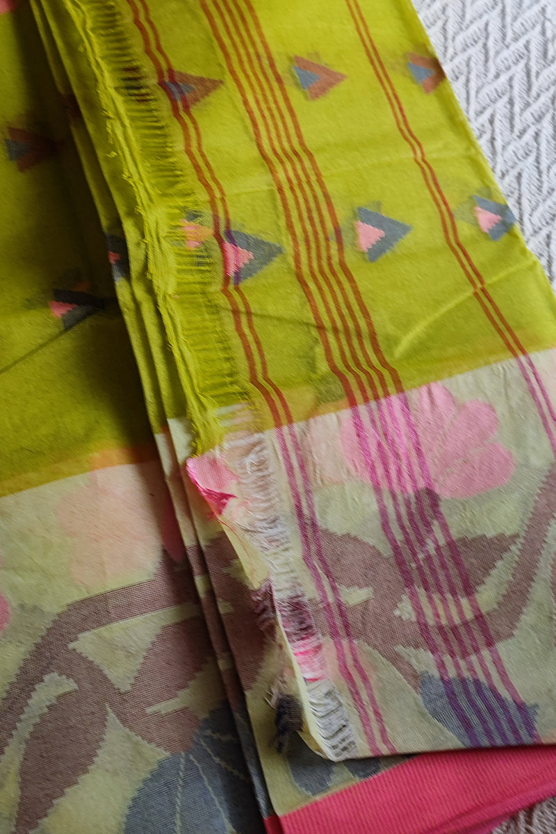 Dhani Cotton Taant Saree