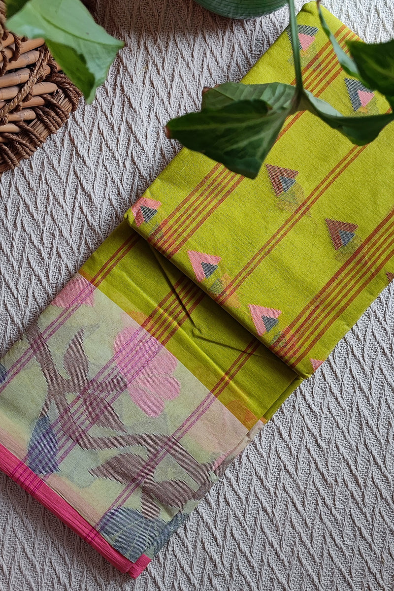 Dhani Cotton Taant Saree
